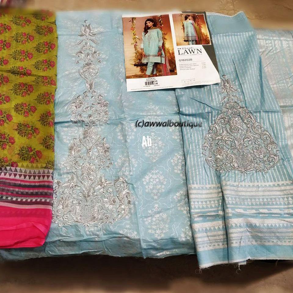 Types of fabric used in Pakistani suits - AWWALBOUTIQUE