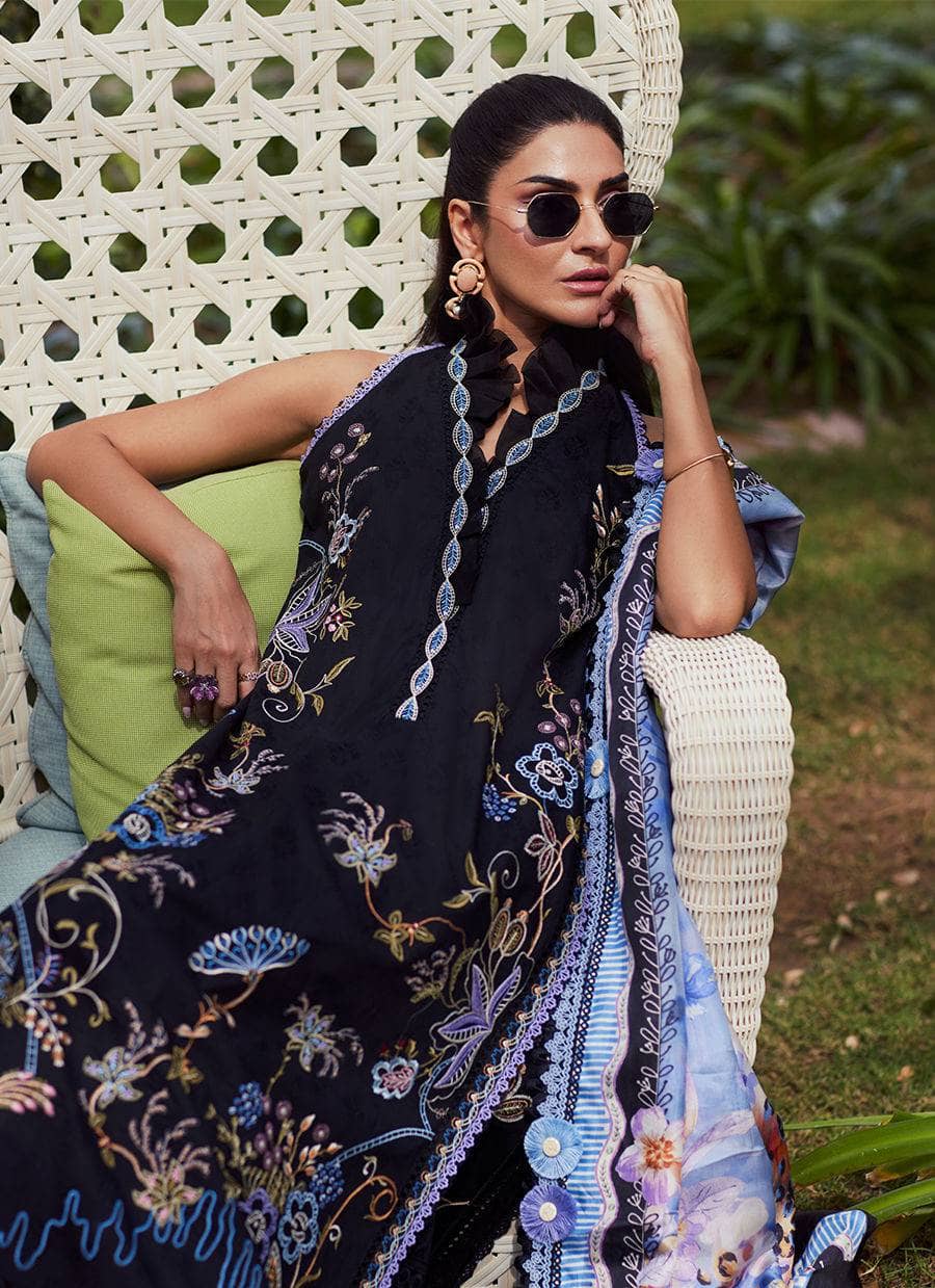Farah Talib Aziz Lawn/Belle Black/Black