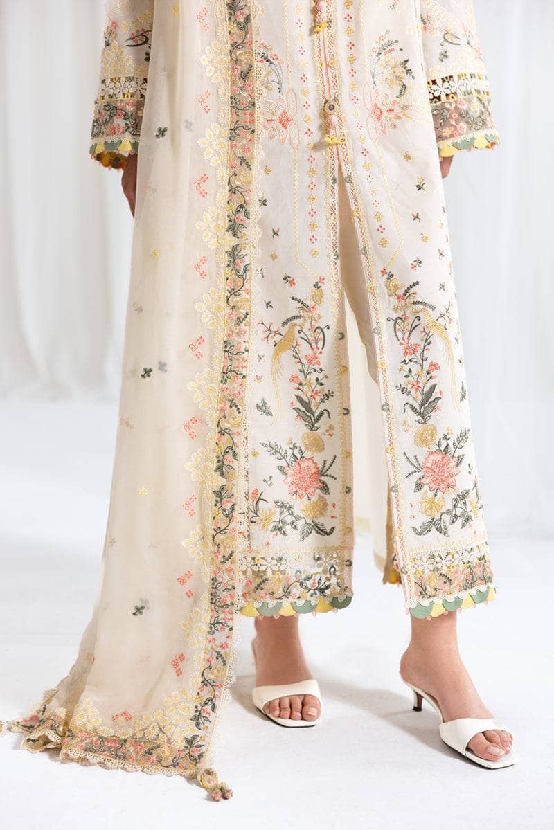 Qalamkar Luxury Lawn Eid Looks/Vol 2/SB-01 Rina