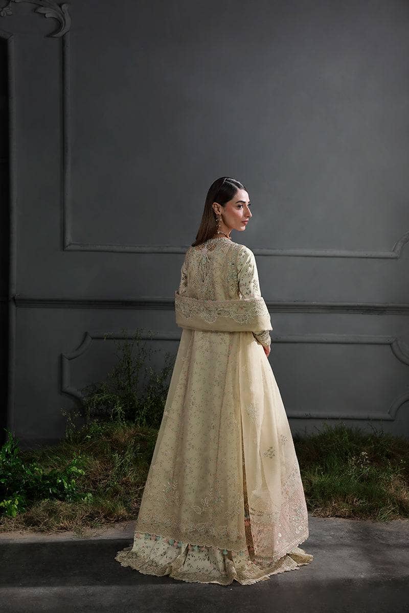 Qalamkar Elirah Wedding Formals 25/Hand Work MF-04 IVORY GRACE