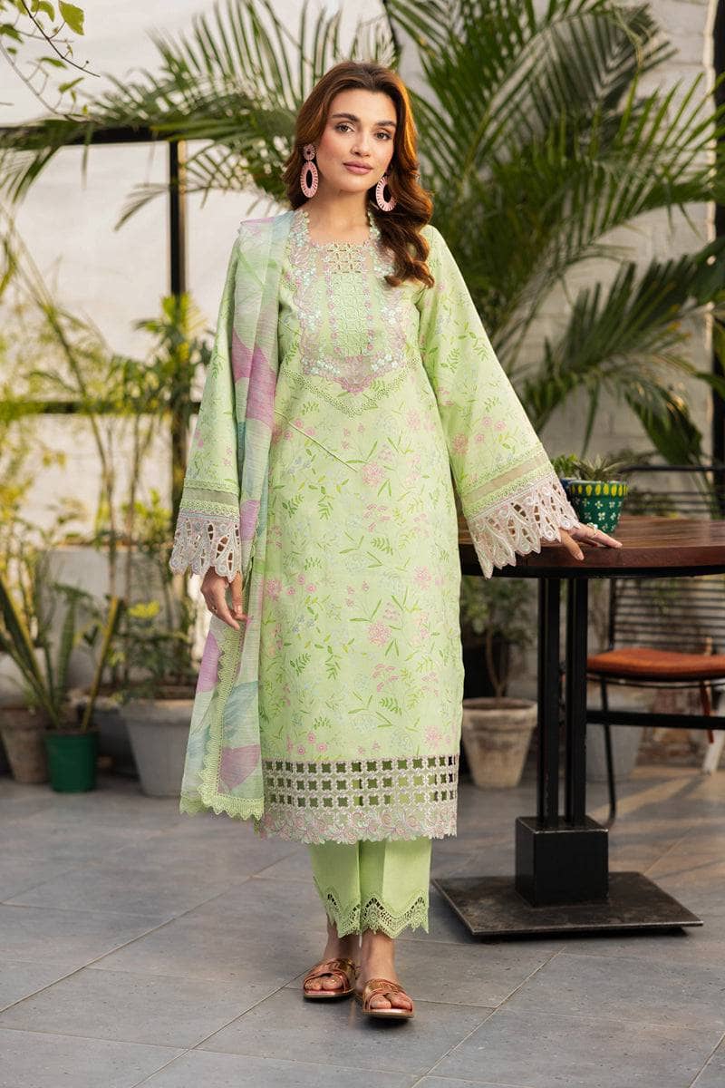 Restocked/Rang Rasiya Lifestyle 25/Parrot Green/Rosemary