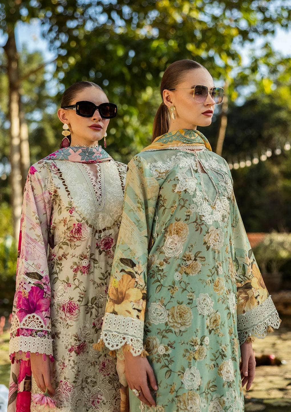 Restocked/Elaf Chikankari/ELK-06A PISTACHIO DREAMS/Aqua