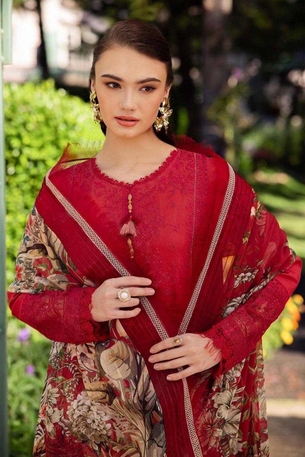 Restocked/Jade Le Premier Lawn 25/Red