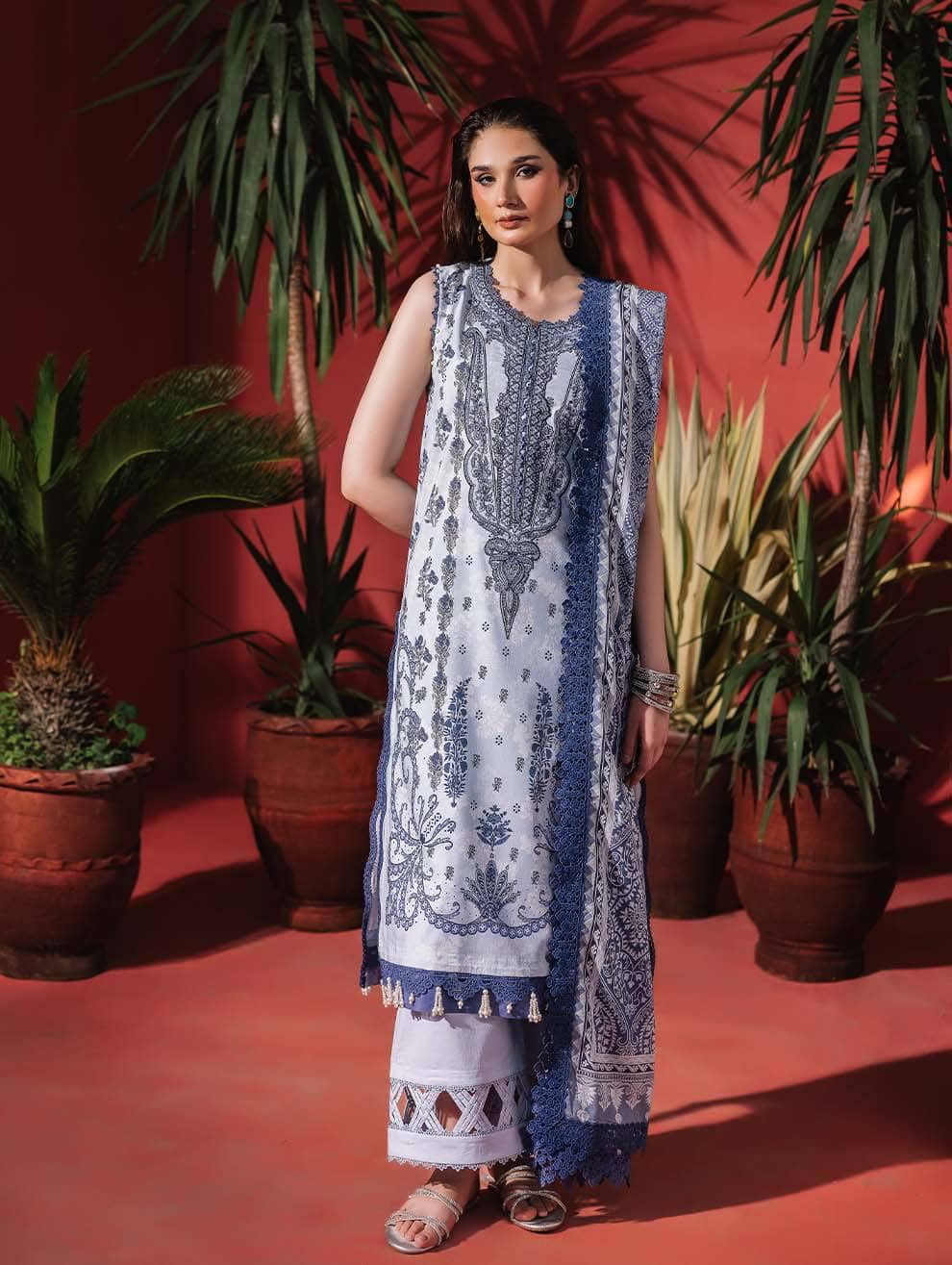 Jade Urbane Embroideried Lawn