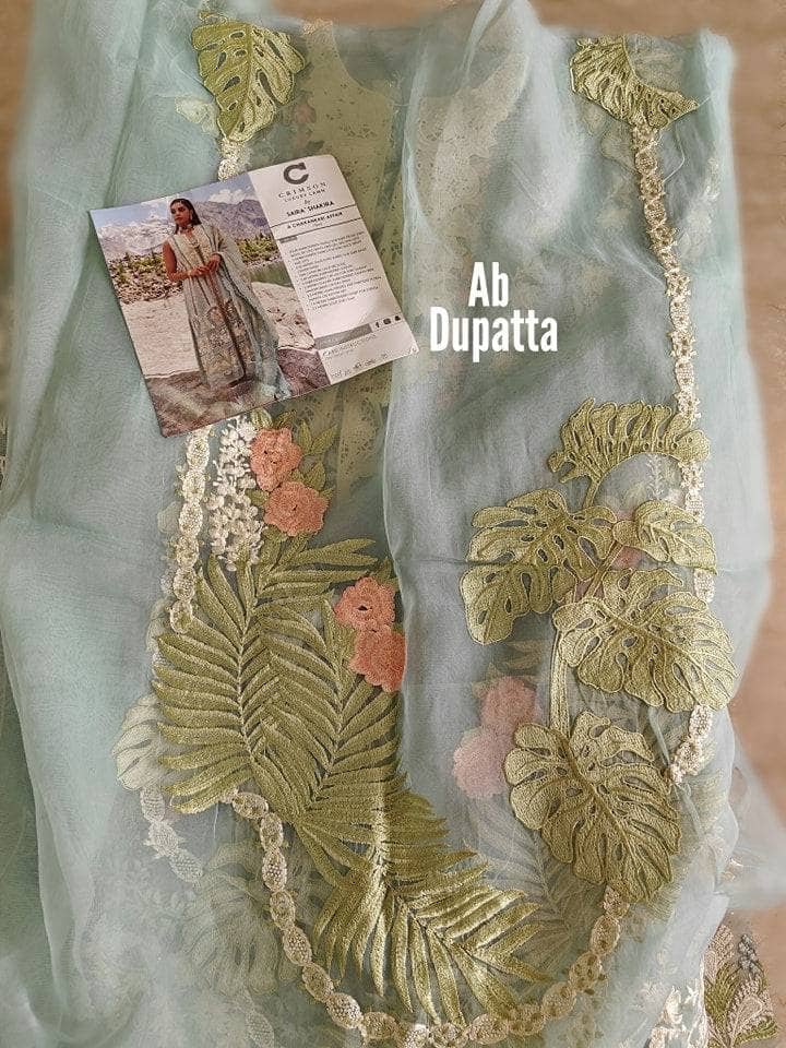 Open Pic/Crimson Luxury Lawn 23/Vol 2/Chikkankari Affair - D2 A