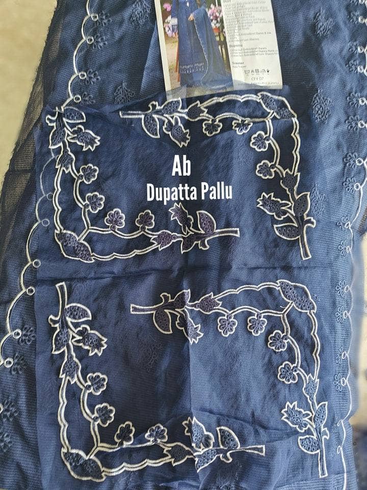 Open Pic/Qalamkar Chikankari Lawn 23/CF-07 LEAH