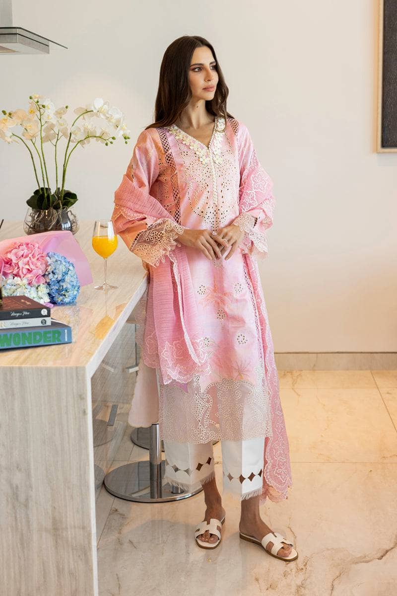 Rang Rasiya Carnation Lawn/Freesia/Ombre Pink