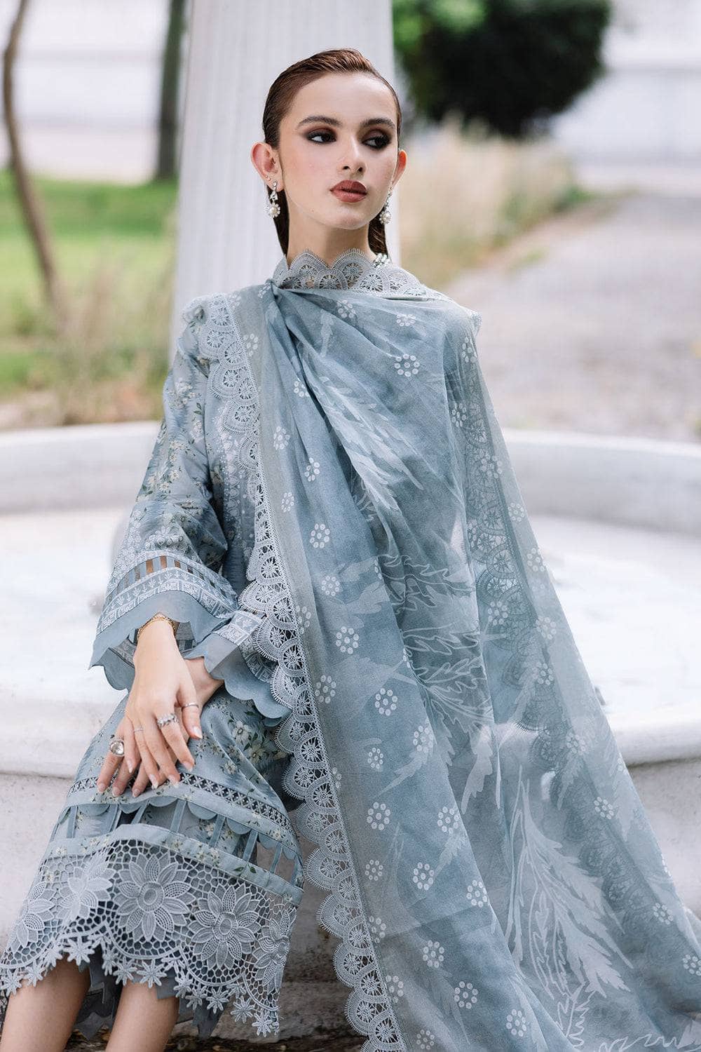 Nureh Daily Delight Chikankari Lace Collection