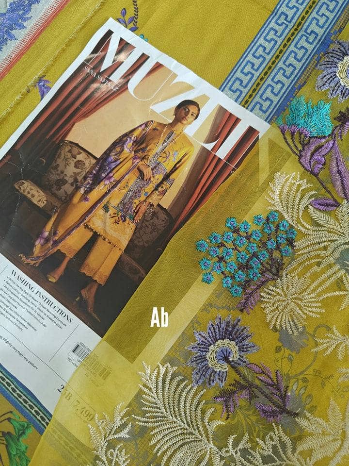 Open Pic/Sana Safinaz Muzlin Fall Edit/25B/Linen Dupatta