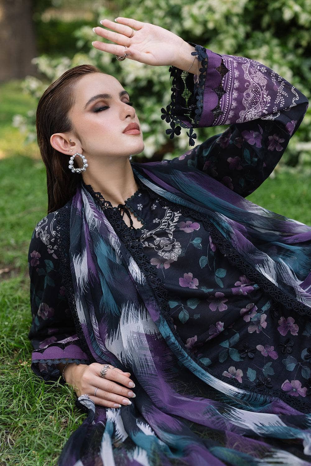 Nureh Daily Delight Chikankari Lace Collection/06