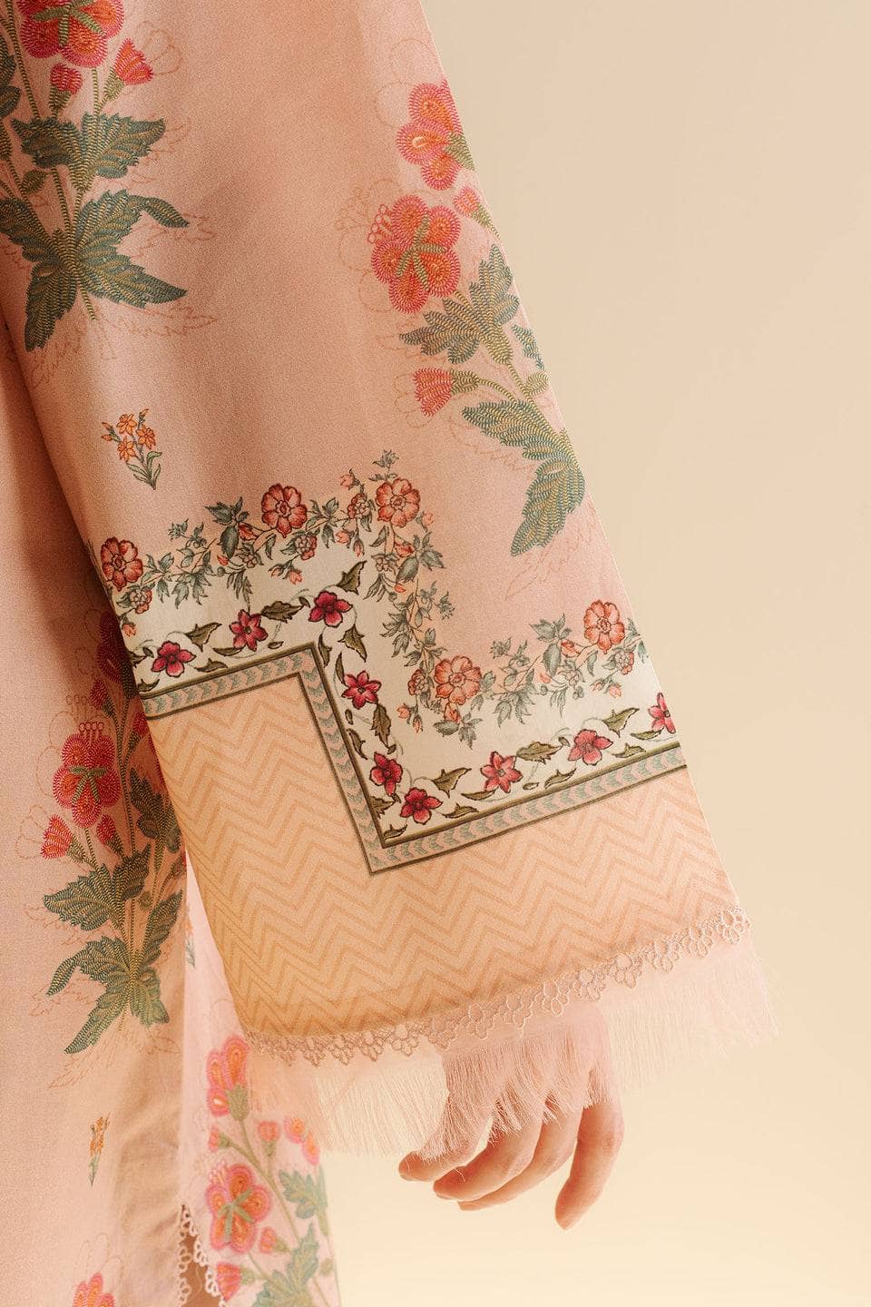 Restocked/Zara Shahjahan Coco Prints 25/Vol 2/Raya-2A/Chiffon Dupatta