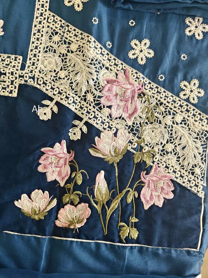 Open Pic/Elaf Luxury Lawn 25/ELH-2A ZIVA/Teal Blue