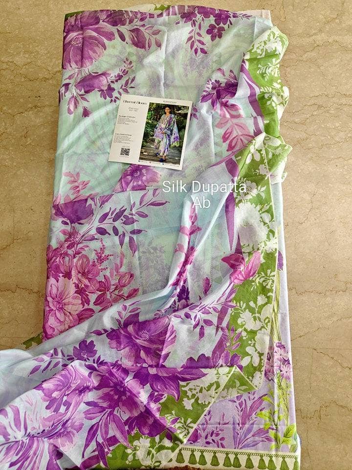 Open Pic/Roheenaz Ethereal Blooms/Florisse/Silk Dupatta