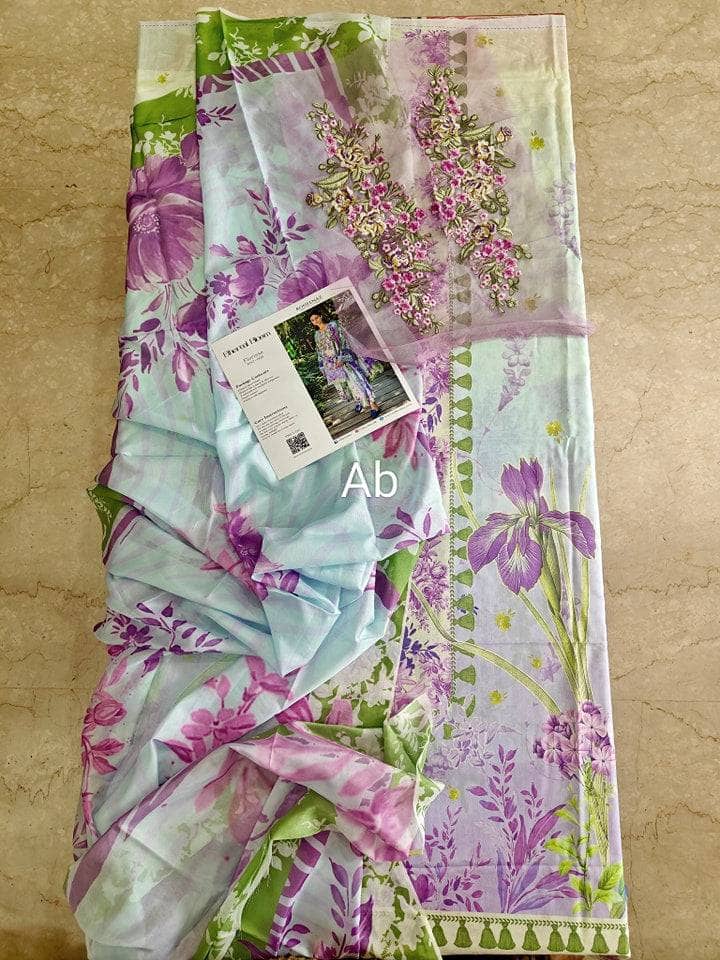 Open Pic/Roheenaz Ethereal Blooms/Florisse/Silk Dupatta