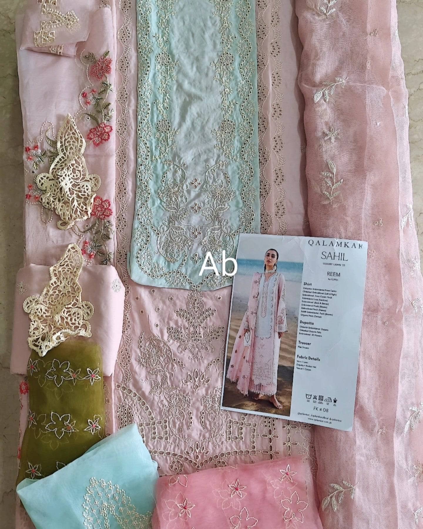 Open Pic/Qalamkar Sahil Luxury Lawn 25/FK-08 REEM