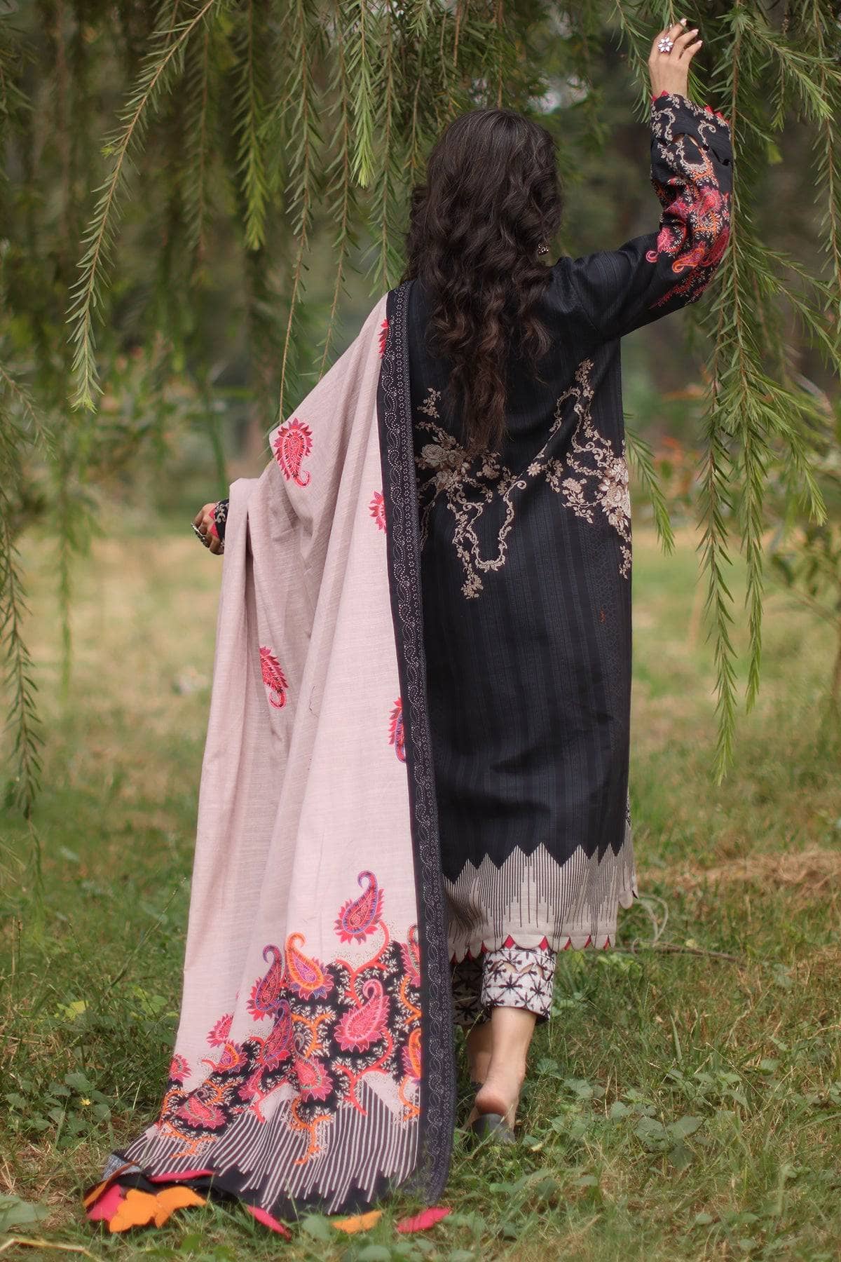 Charizma C Prints Fall Khaddar/CPW4-09