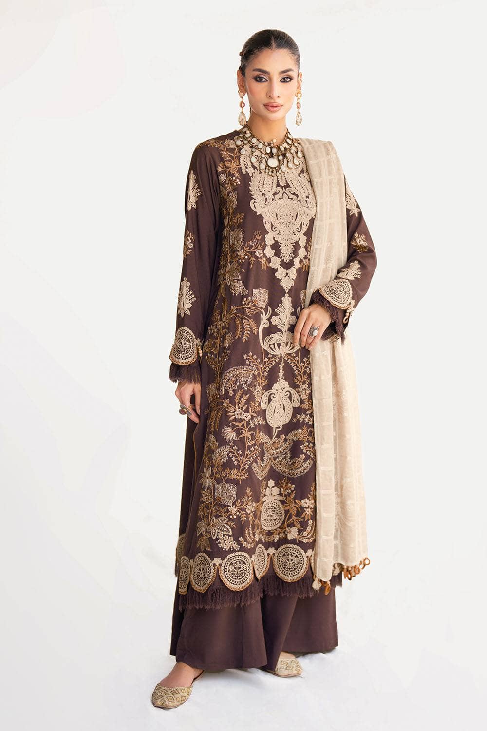 Gul Ahmed Luxe Winter/AP 52017/Pashmina Shawl