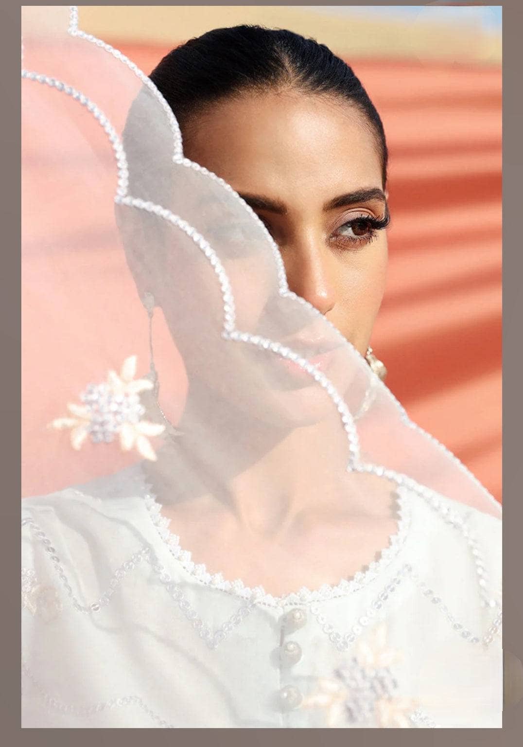 Cross Stitch Lawn 24/Floral Tale/Blue