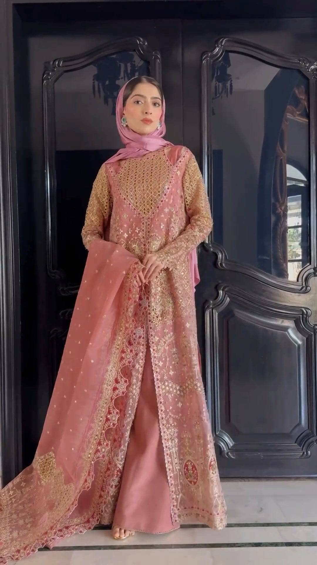 Spotted in Qalamkar Wedding Formals/Hand Work/RF-02 SALEHA