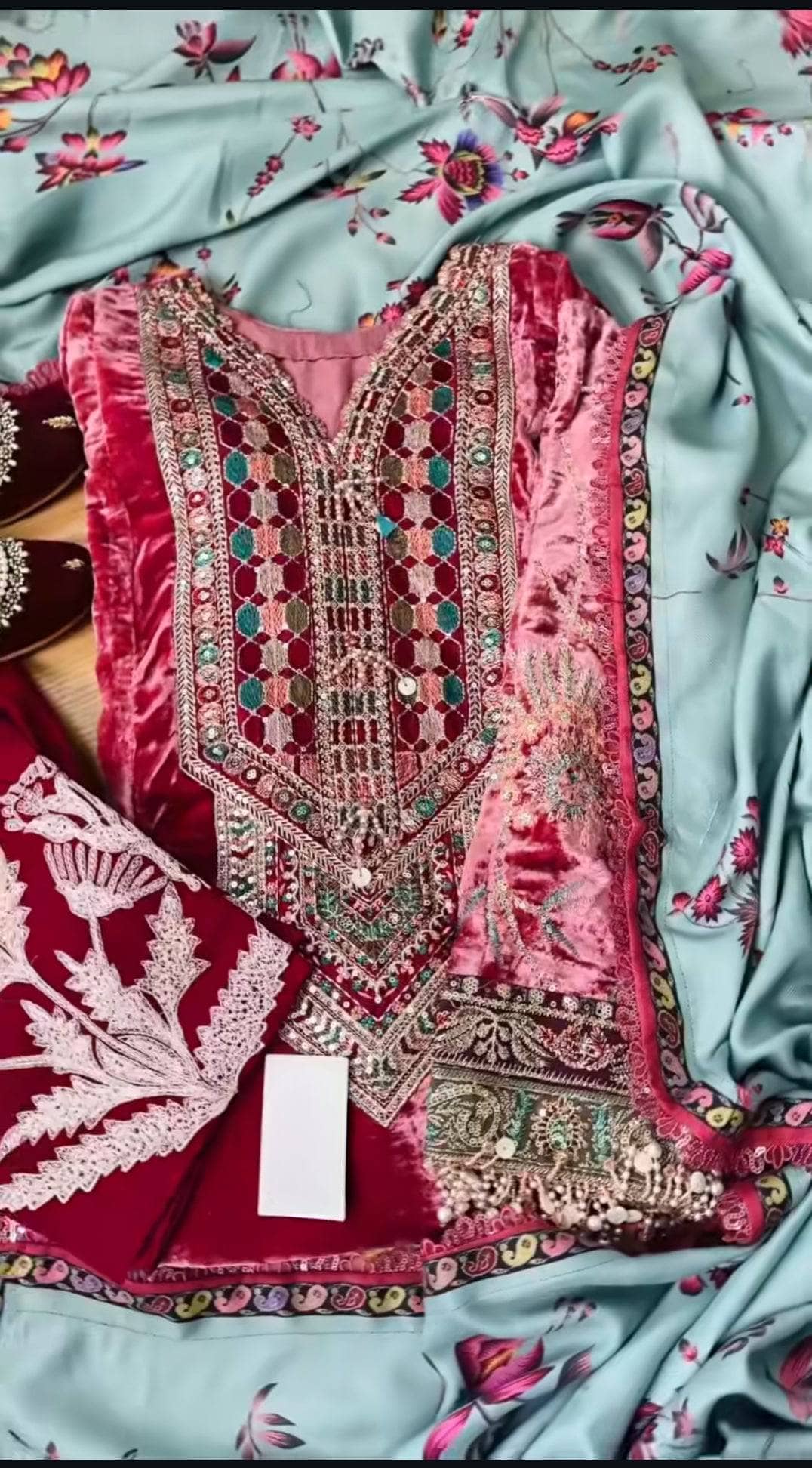 Stitched Look of Sana Safinaz Velvet Luxury/05/Size - S M L XL