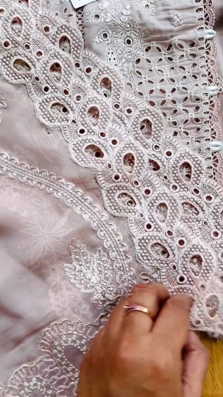 Stitched Look of Qalamkar Sahil Luxury Lawn 25/FK-10 ZOE/Size - S M L XL