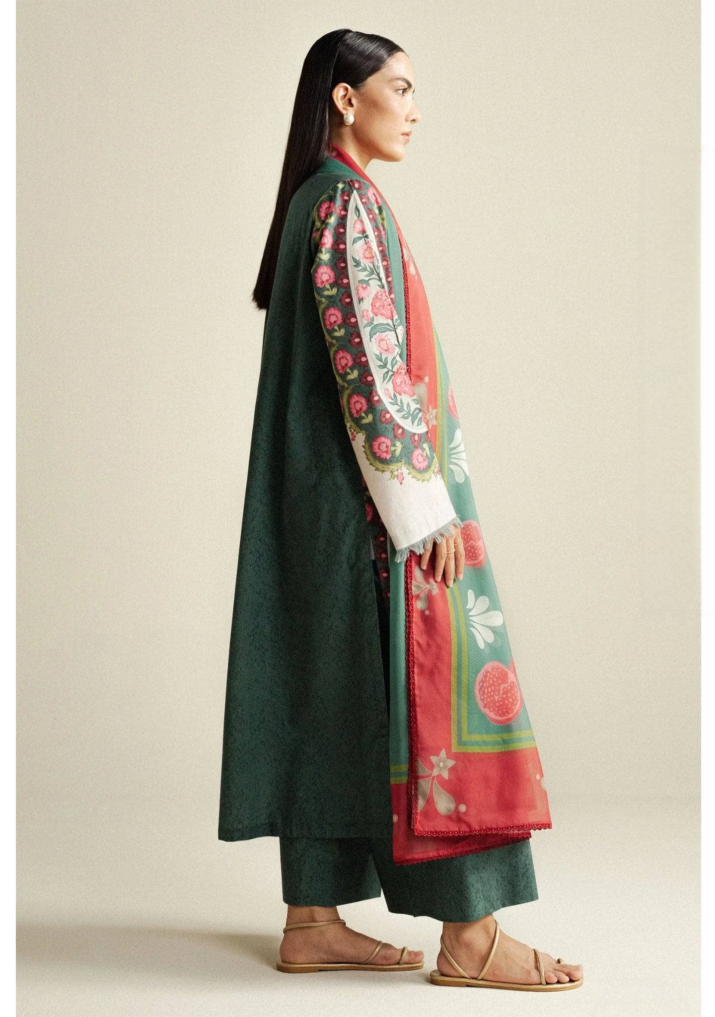 Restocked/Zara Shahjahan Coco Prints 25/Fall Edit/Sol-9A