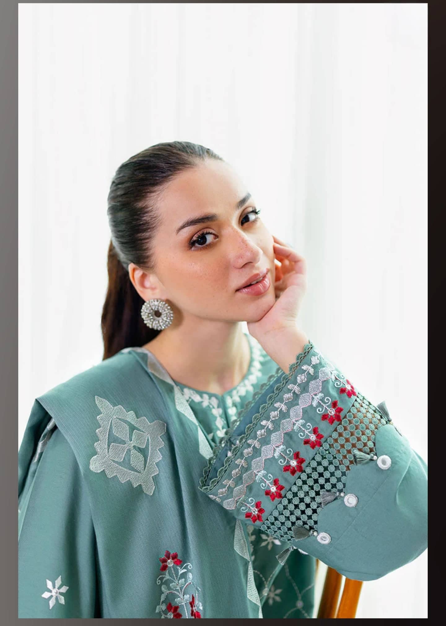 Cross Stitch Cotton Satin 25/Sage Bloom/Sea Green