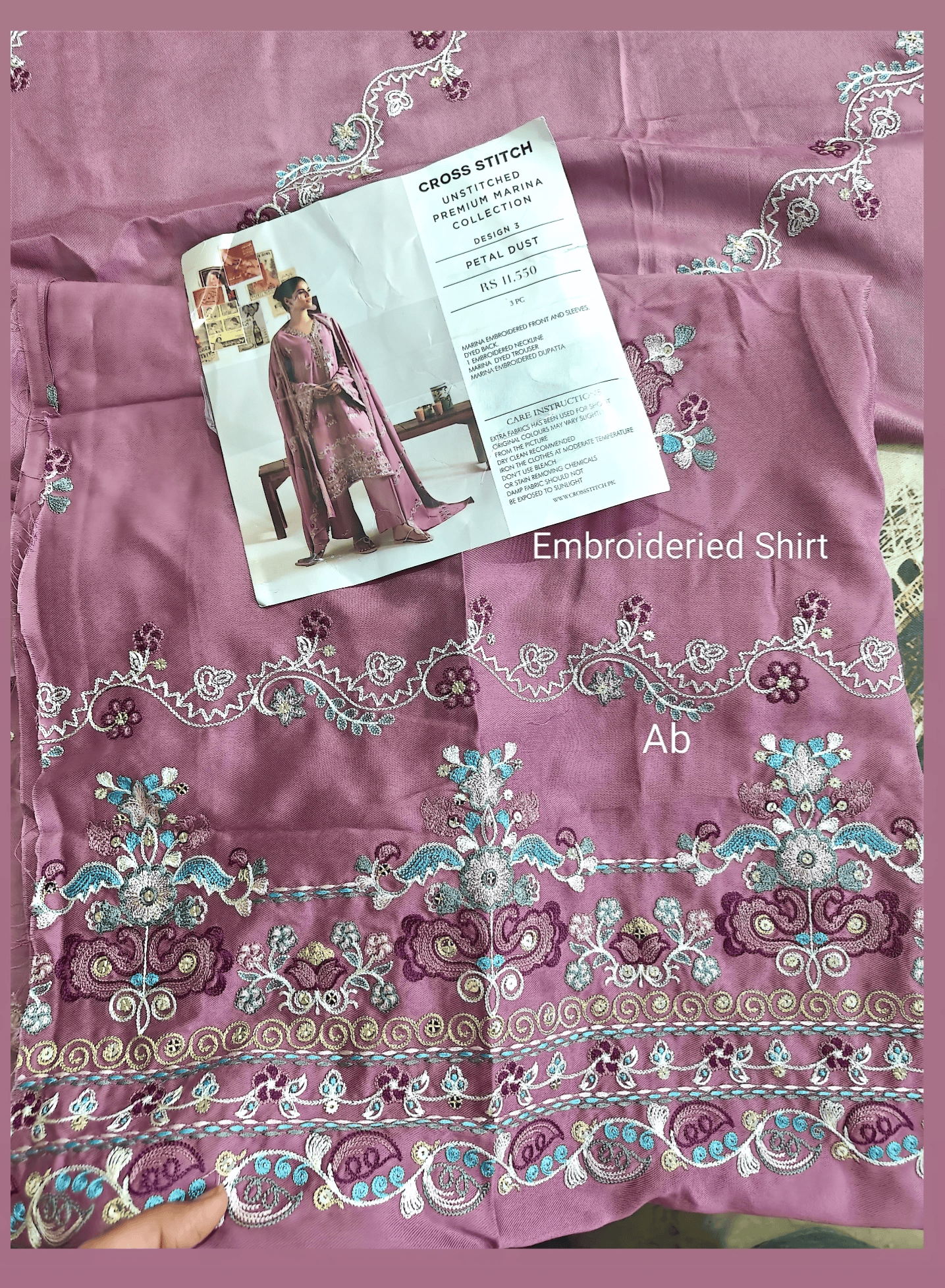 Open Pic/Cross Stitch Marina/Petal Dust/Pink