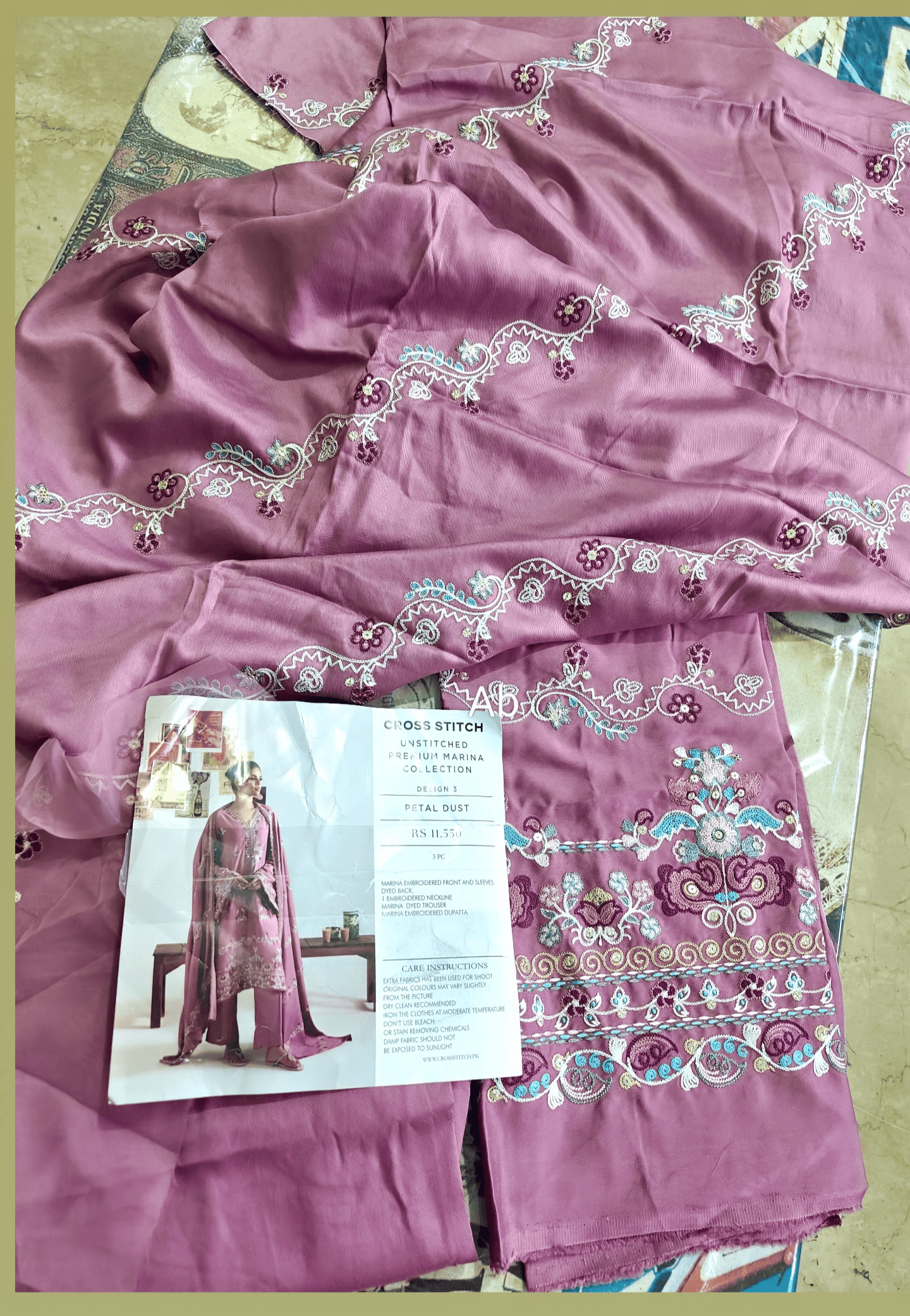 Open Pic/Cross Stitch Marina/Petal Dust/Pink