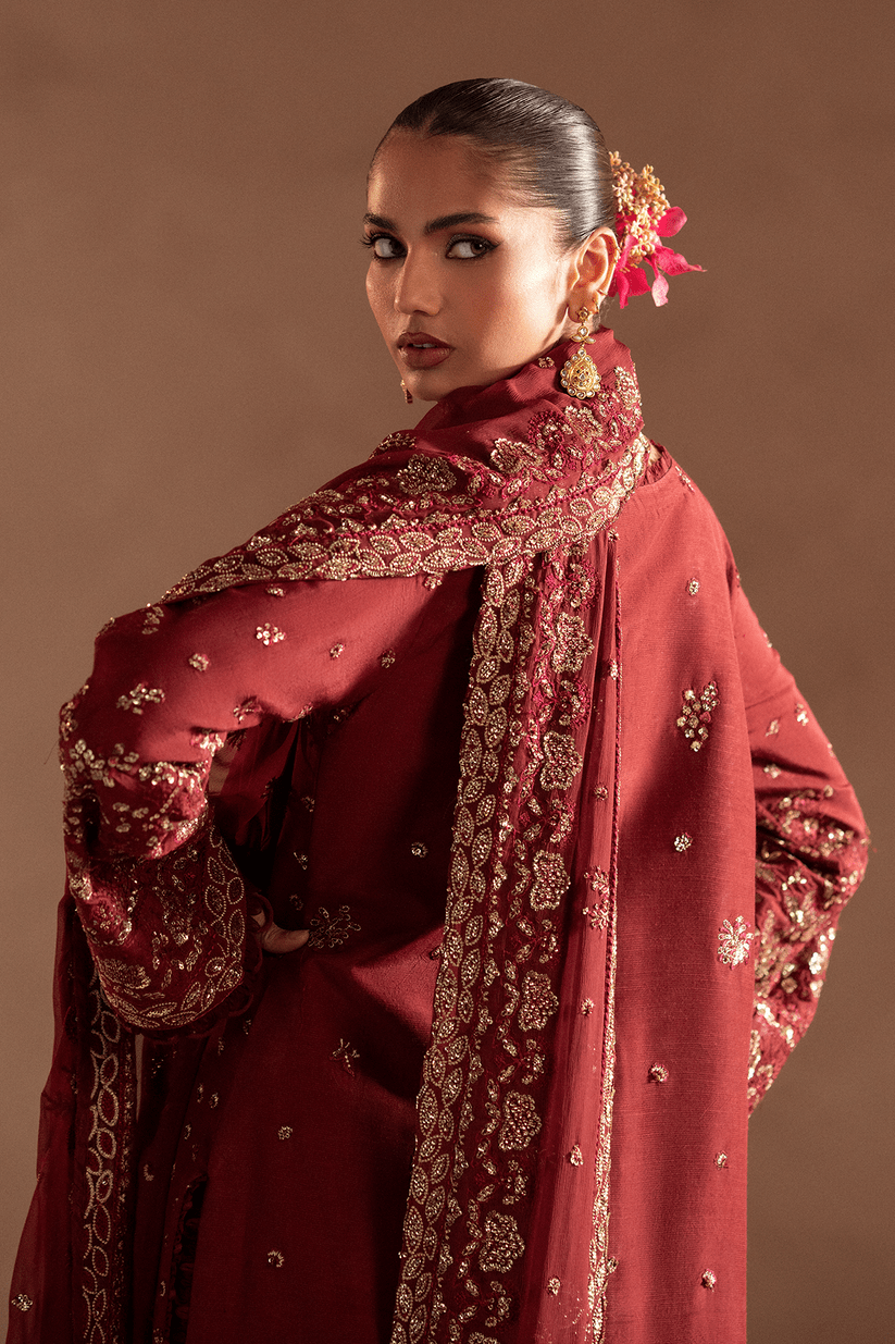Emaan Adeel Selene Korean Raw Silk/Elyra