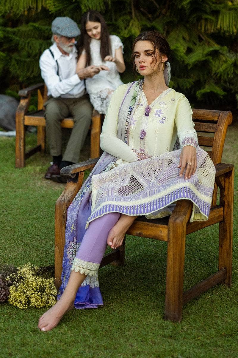 Restocked/Mushq Solace Chikankari/Gioia/Yellow Lavender