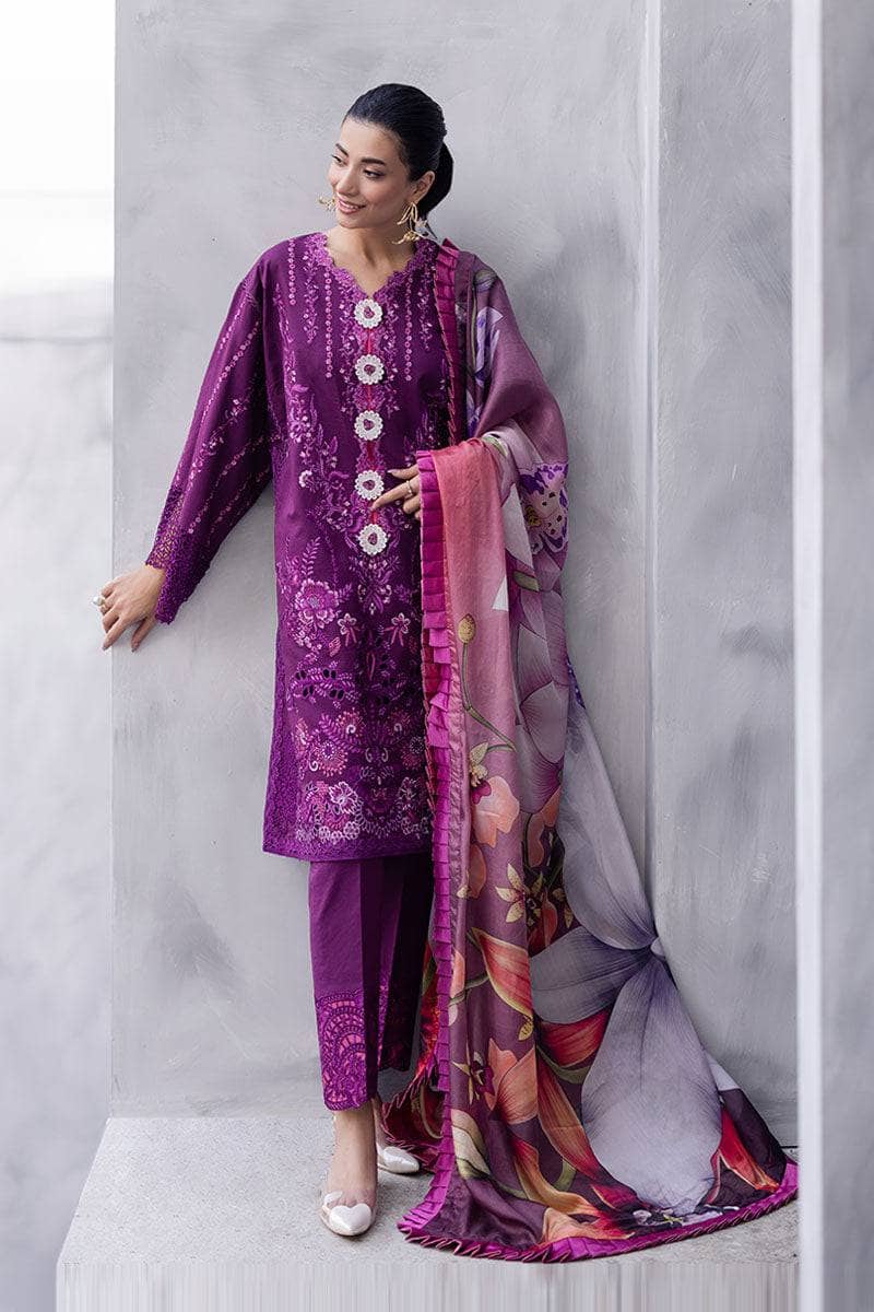 Restocked/Mushq Manaram Lawn 25/Eternal Beat/Plum