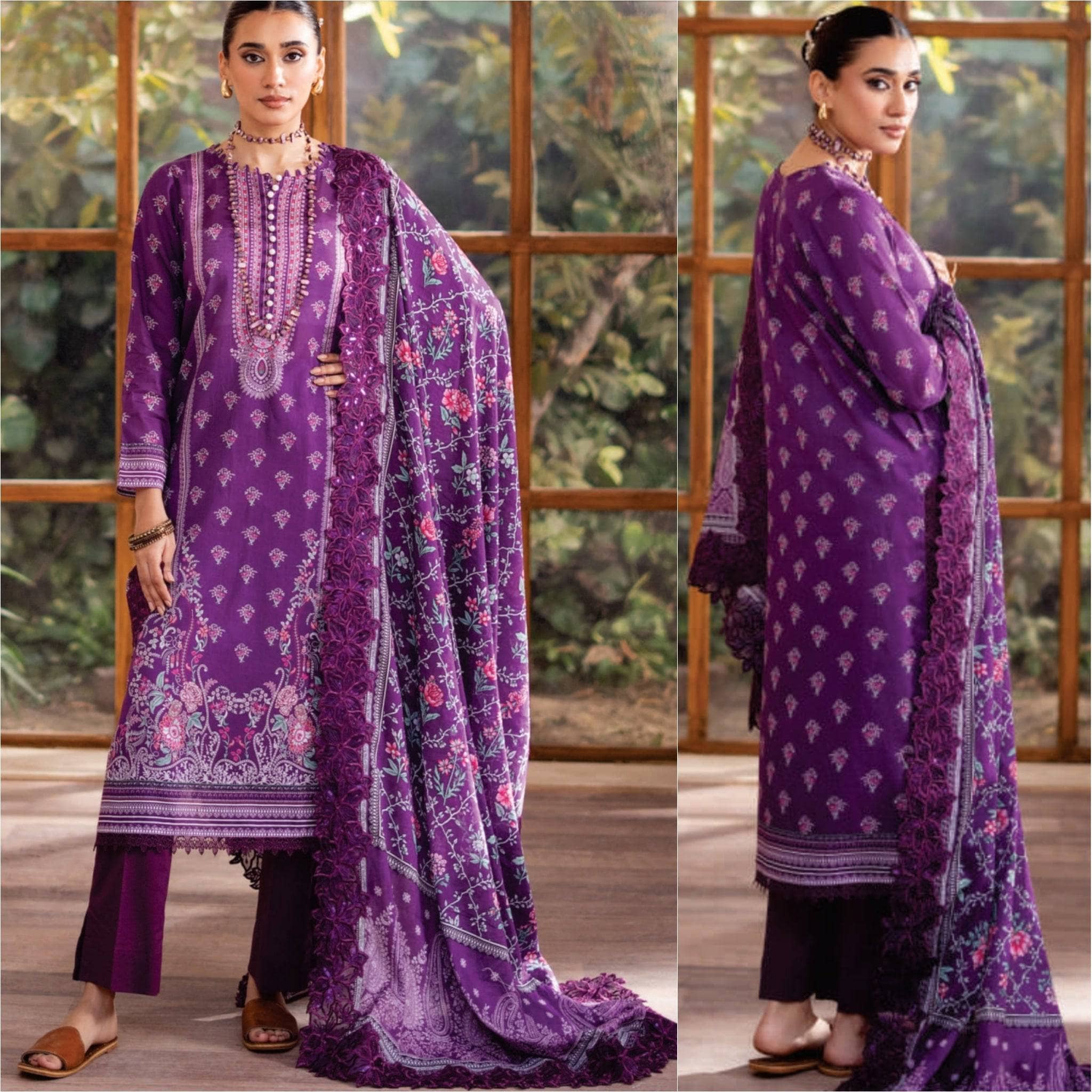 Mausummery Spring Summer Lawn/Clematis