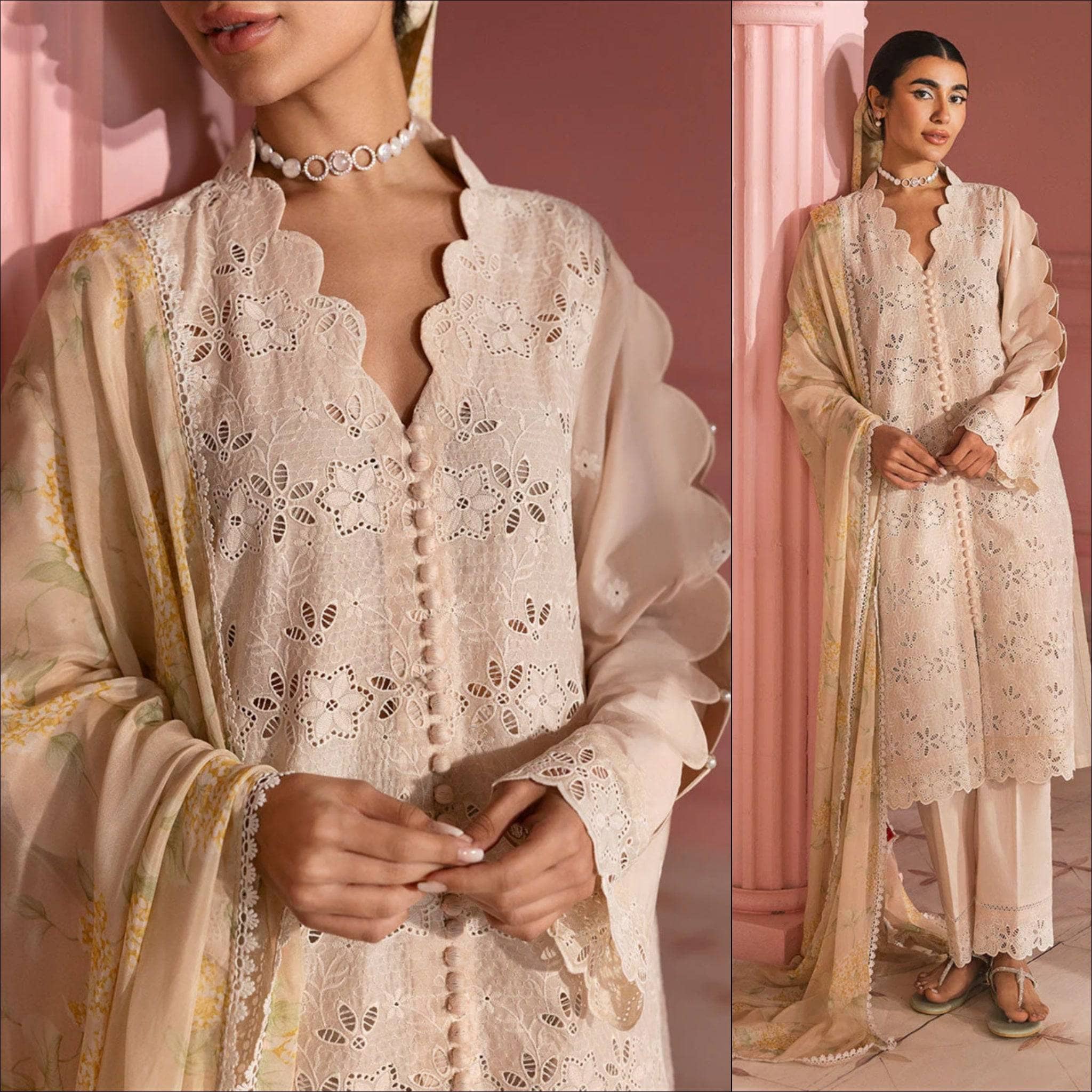 Cross Stitch Premium Lawn 25/Peach Parfait