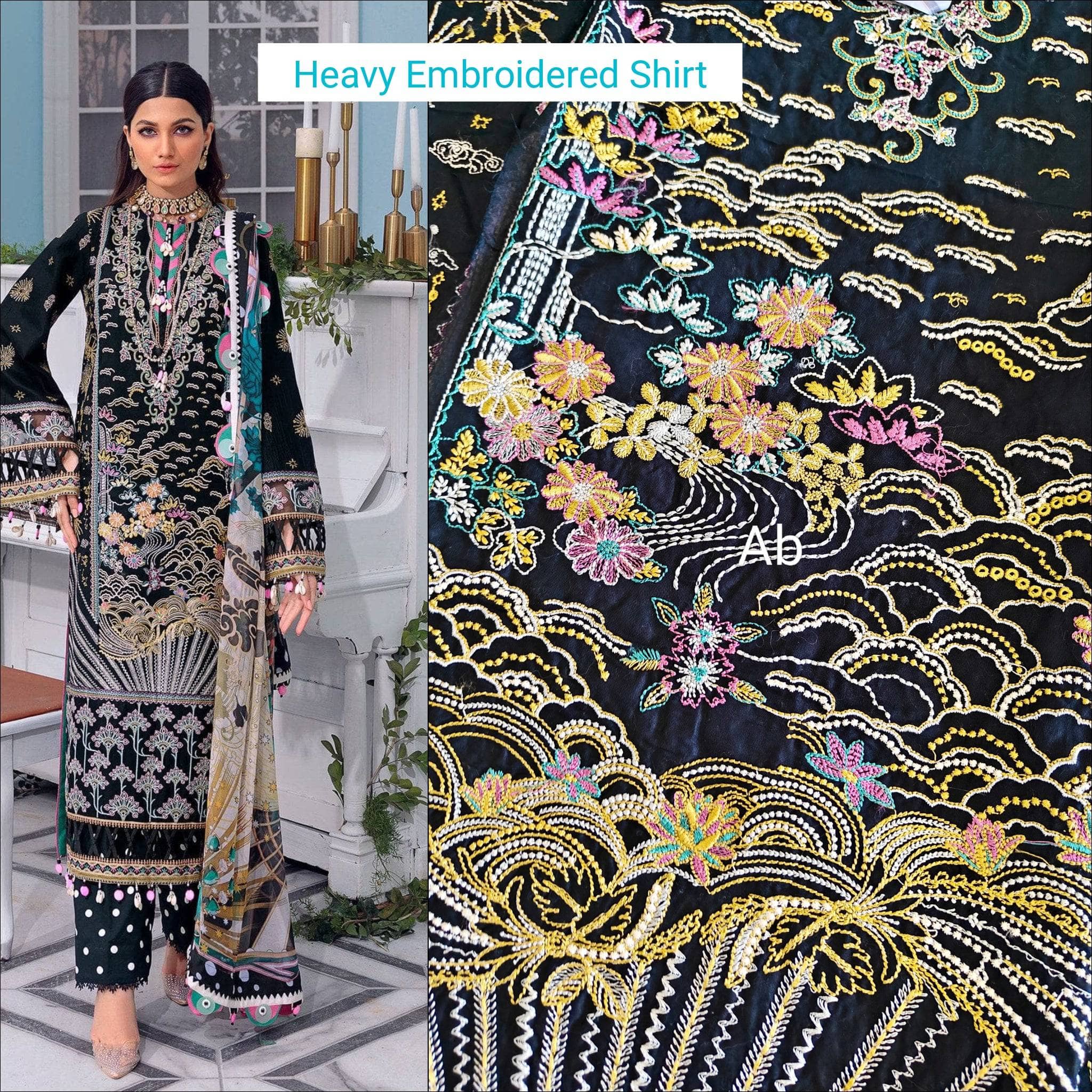 Sale ! Anaya Lawn by Kiran Chaudhary/Haniya/Silk Dupatta