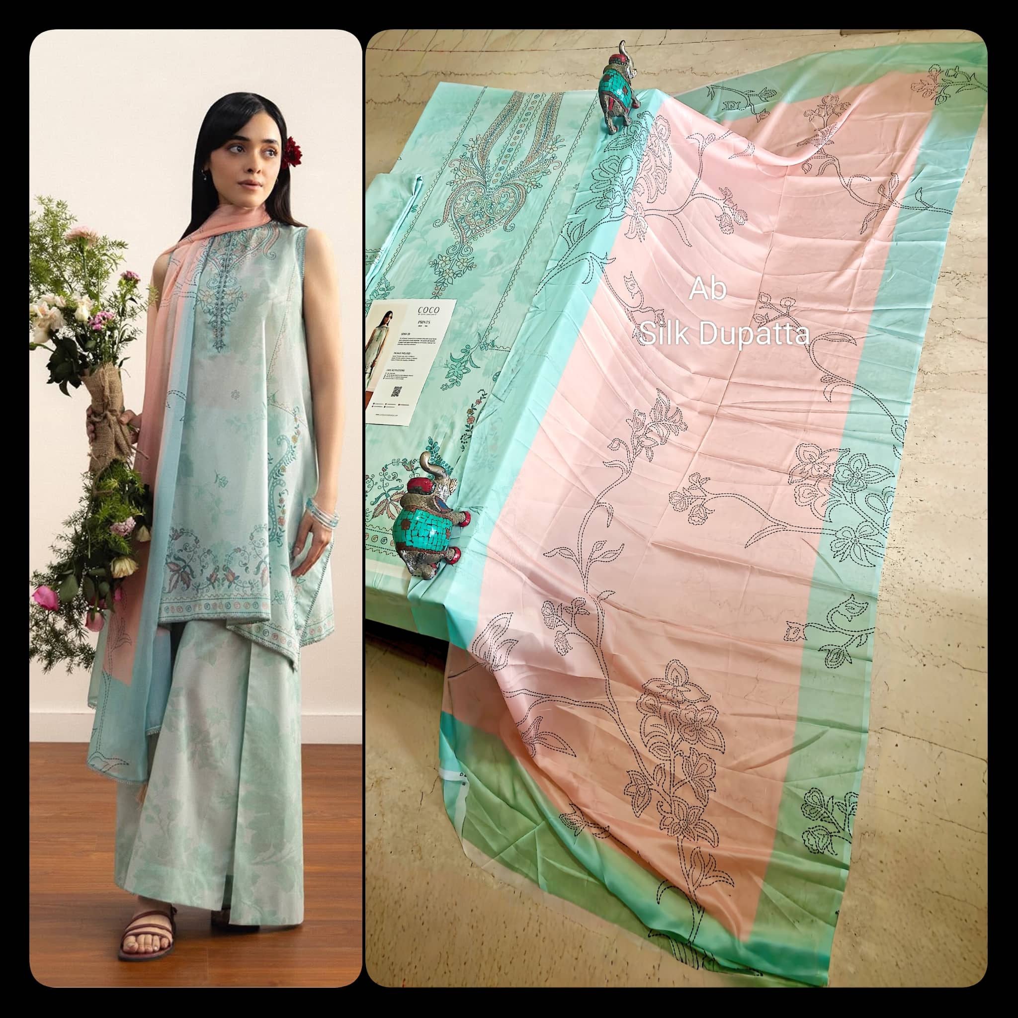 Open Pic/Zara Shahjahan Coco Prints 26 Drop 2/Sora/3B/Silk Dupatta