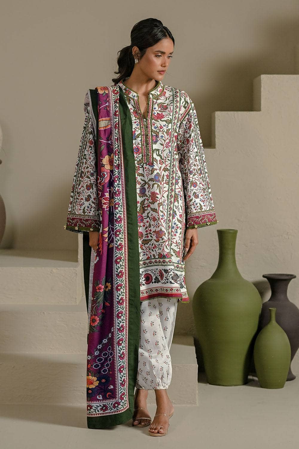 Gul Ahmed Naqsh Winter/CD-62003/Corduroy Suit