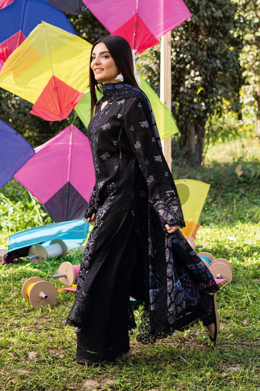 Ramsha Riwayat Lawn 25/Silk Dupatta