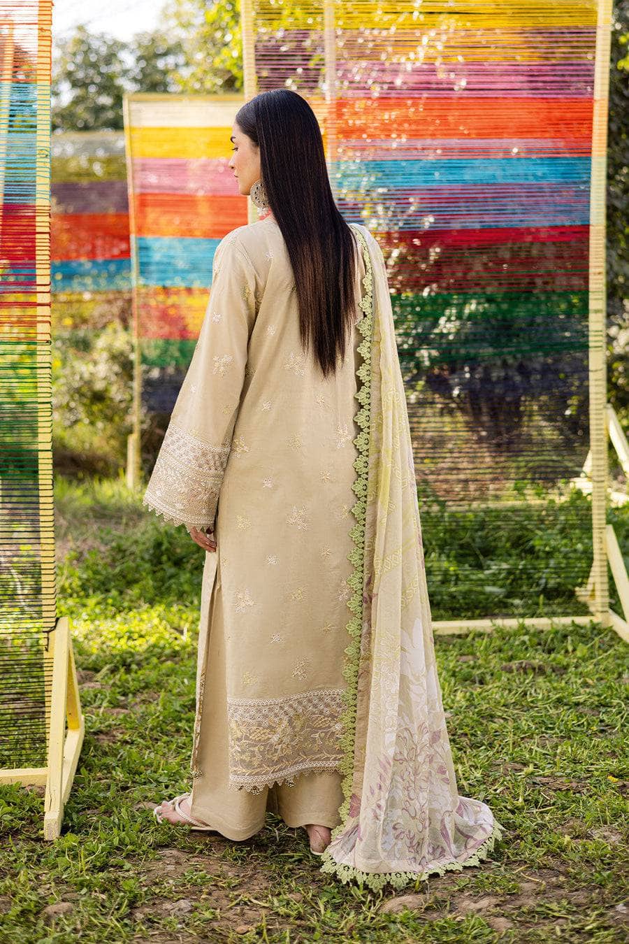 Ramsha Riwayat Lawn 25/Silk Dupatta