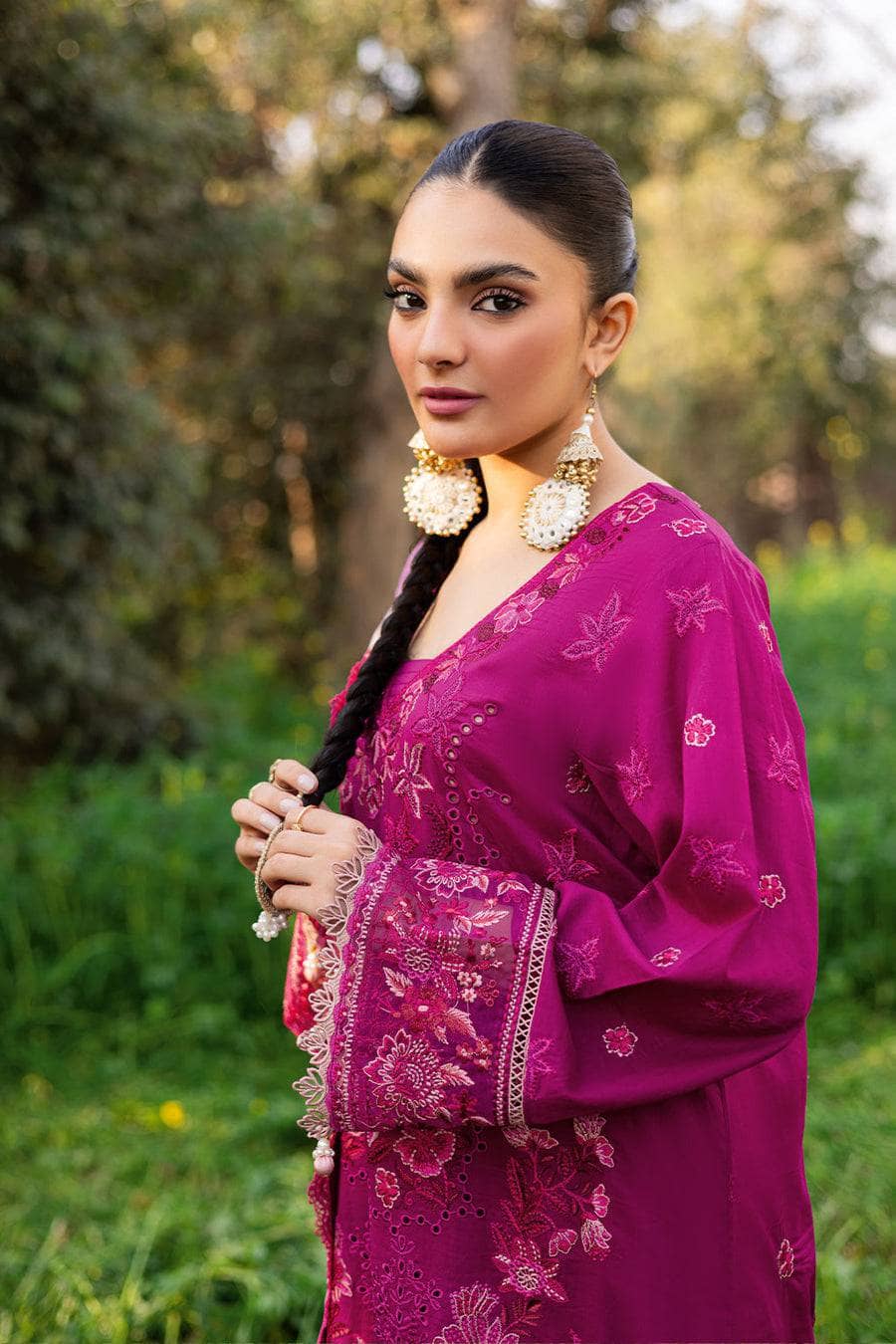 Ramsha Riwayat Lawn 25/Silk Dupatta