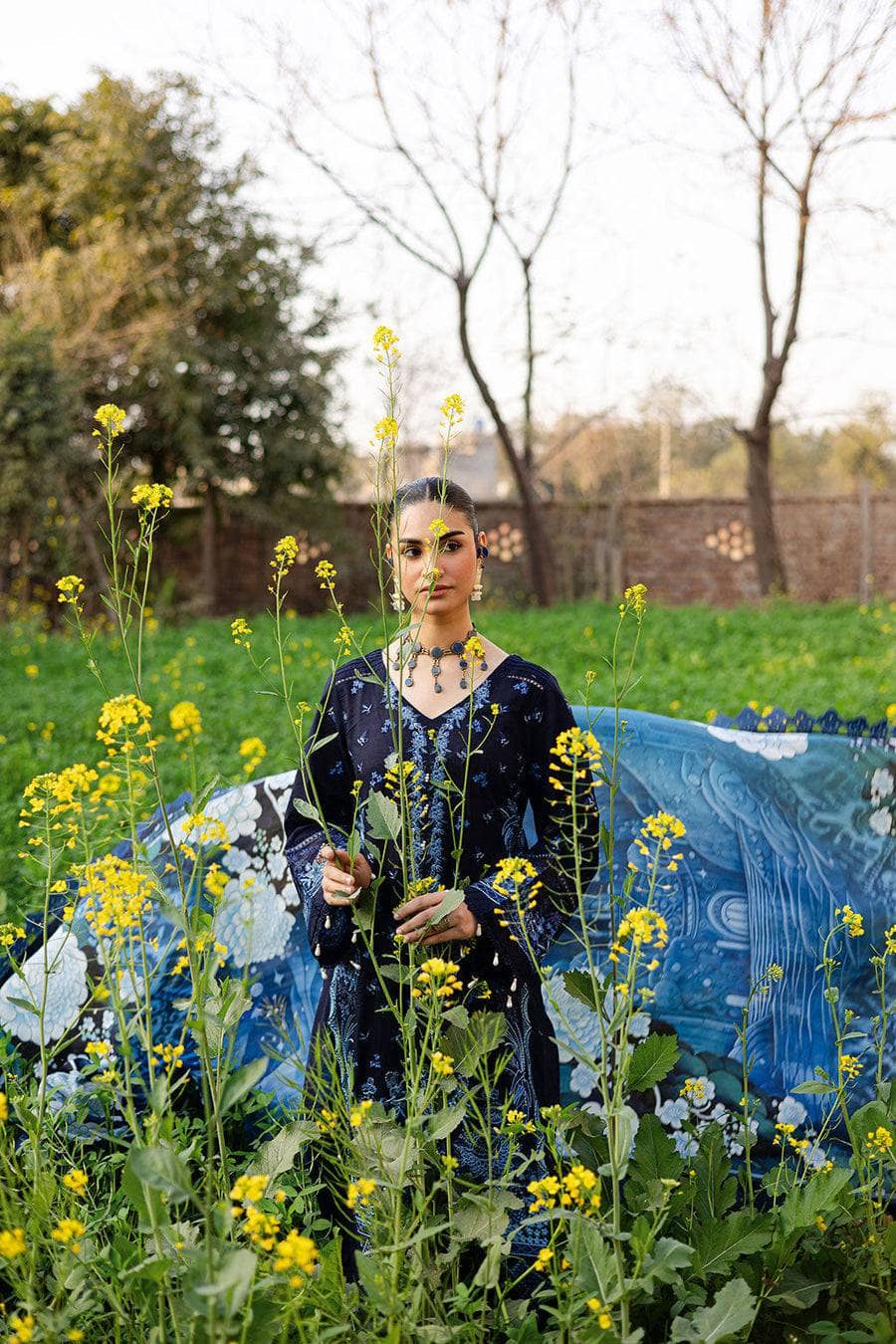 Ramsha Riwayat Lawn 25/Silk Dupatta