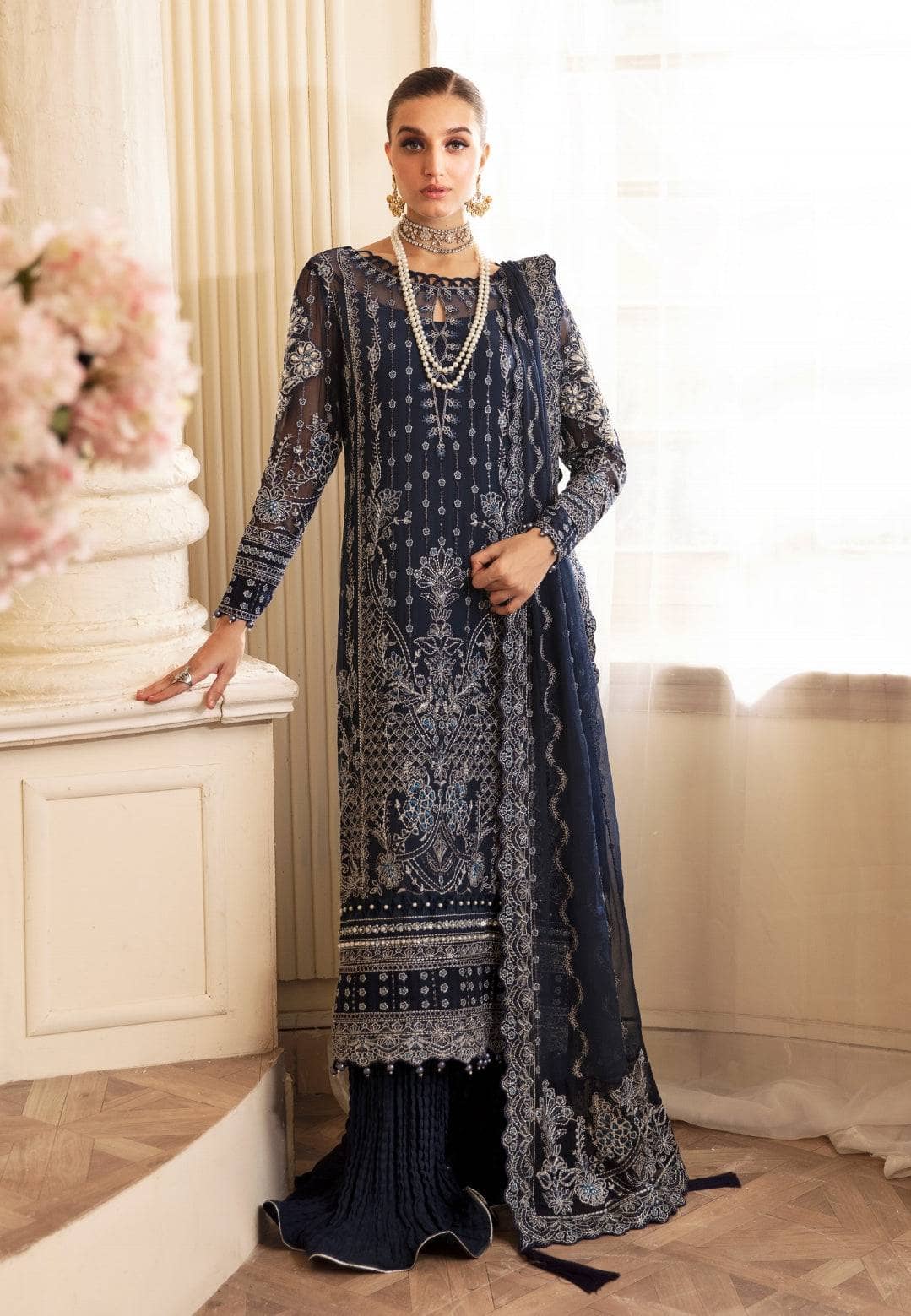 Gulaal Embroidered Chiffon/Evara/03