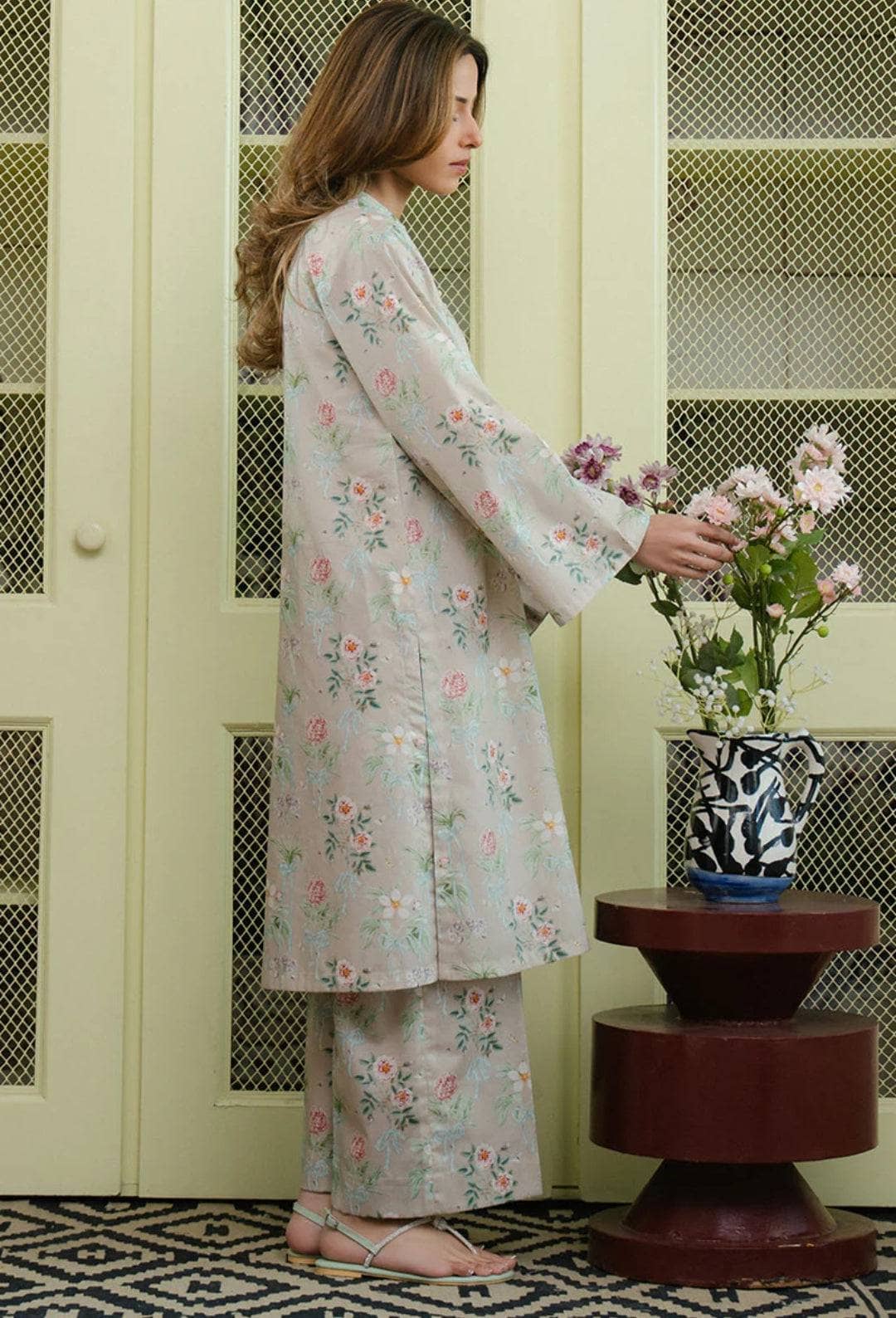 Cross Stitch Daily Lawn 25/Shirt Bottom Set/