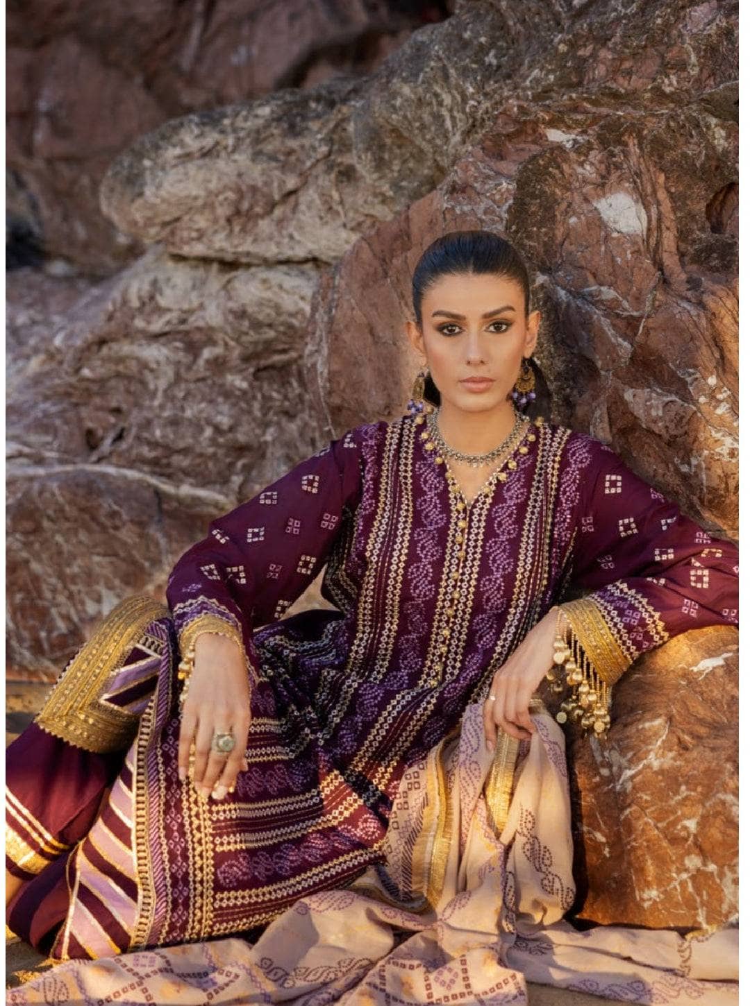 Gul Ahmed Chunari Lawn 25/CL 52413