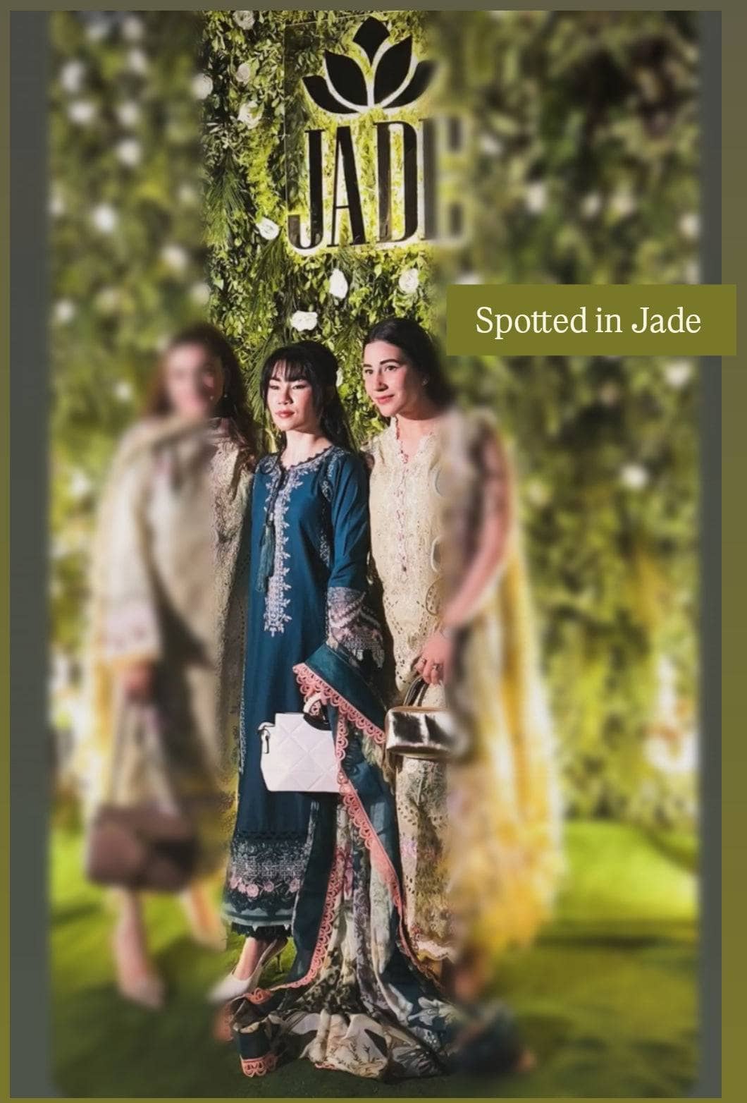 Spotted in Jade Le Premier Lawn 25/Zinc