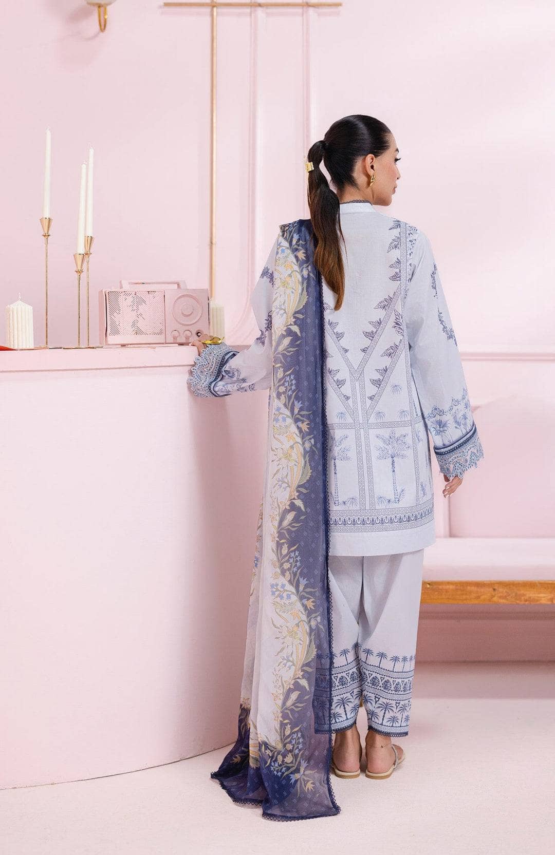 Qalamkar Q Print 25/Vol 2/Sage/6A