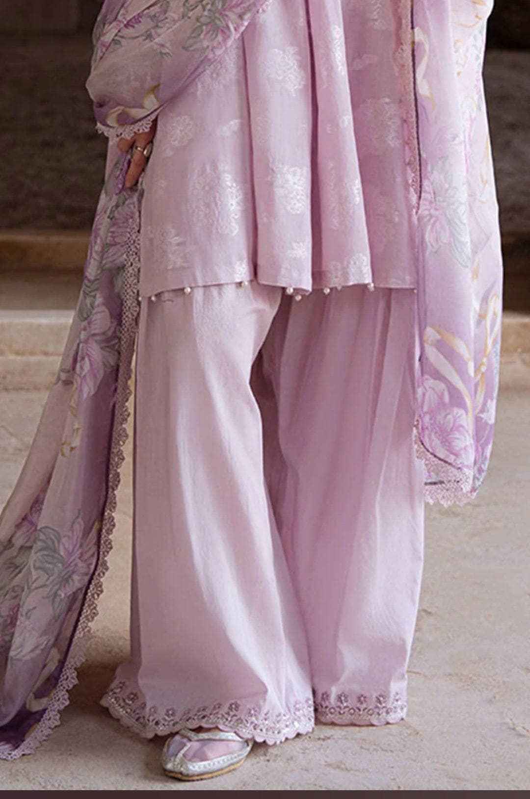 Restocked/Cross Stitch Luxury Lawns 25/Lavender Bliss/Lilac