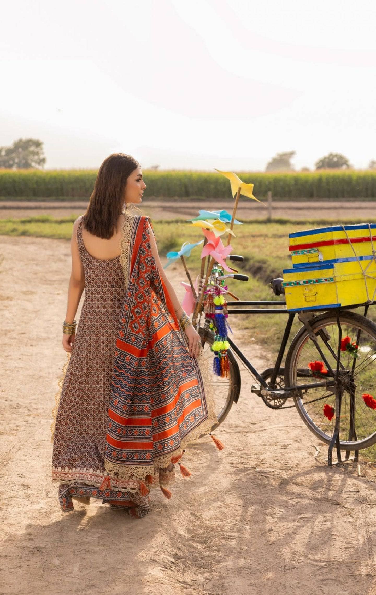 Restocked/Gul Ahmed Ajrak Collection 25/CL52658