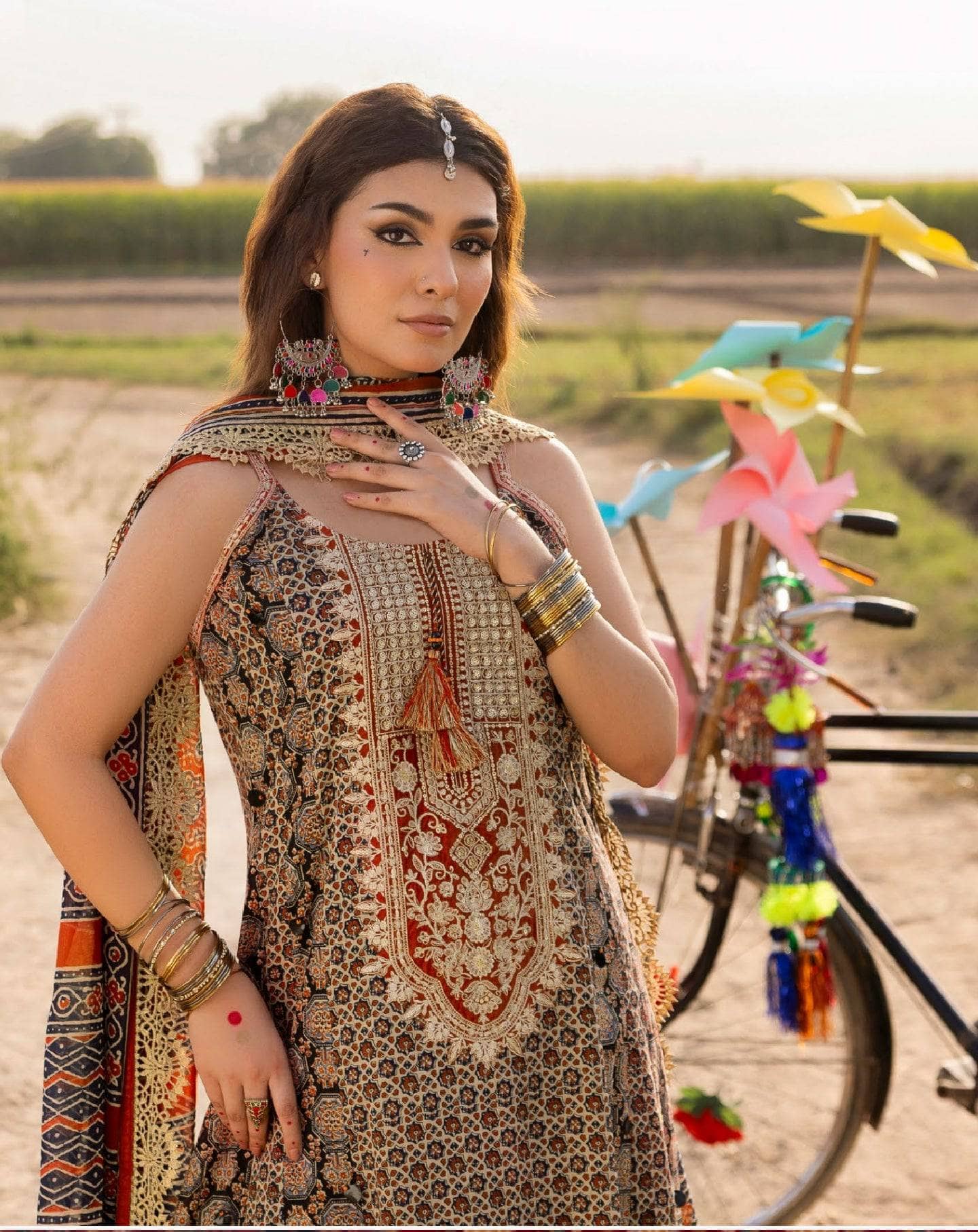 Restocked/Gul Ahmed Ajrak Collection 25/CL52658