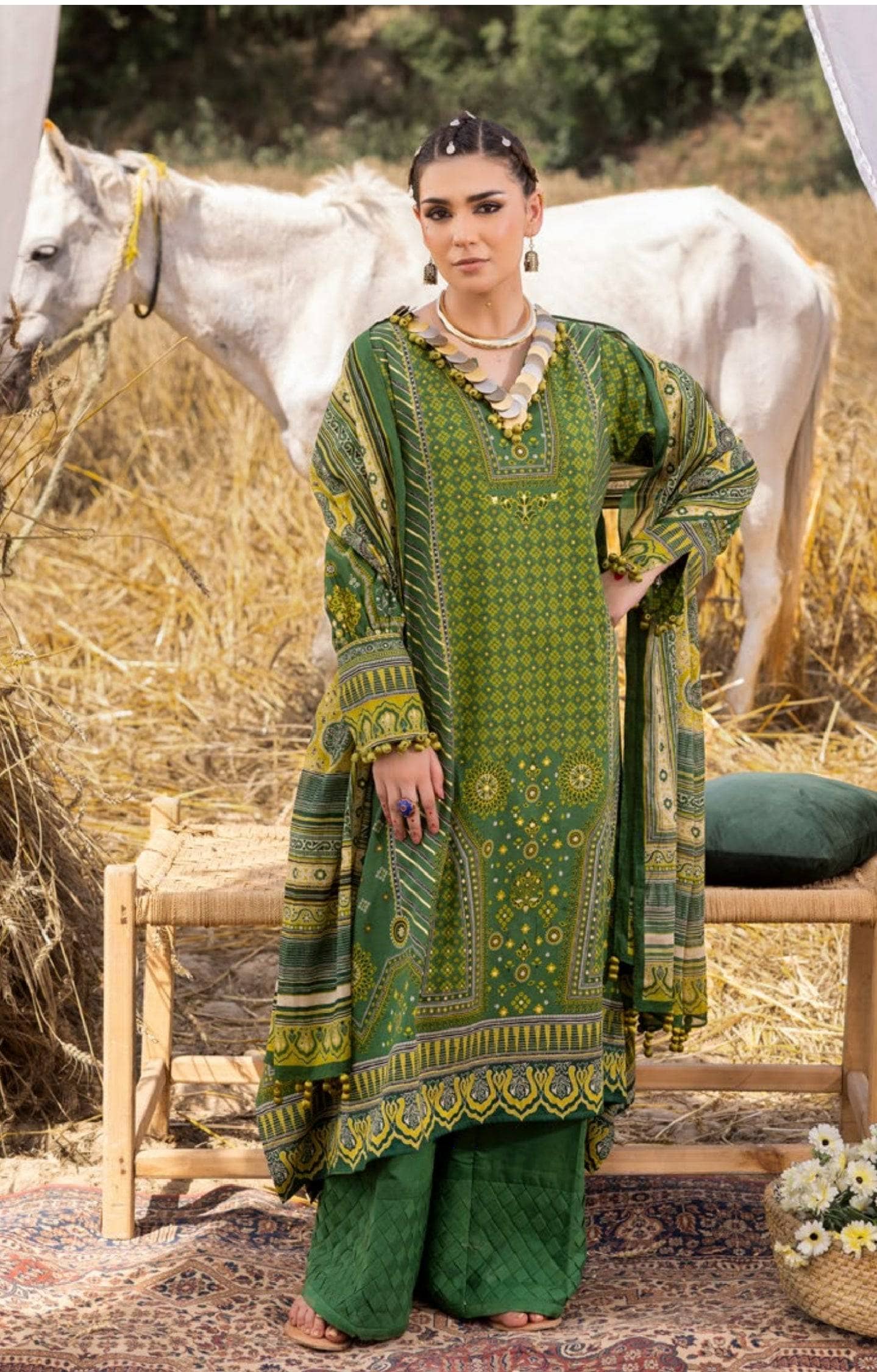 Gul Ahmed Ajrak Collection 25/CL52635